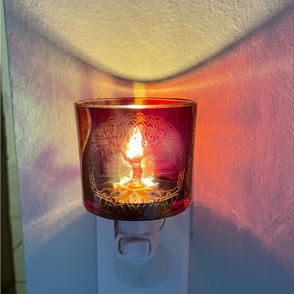 Tree of Life Glass Night Light